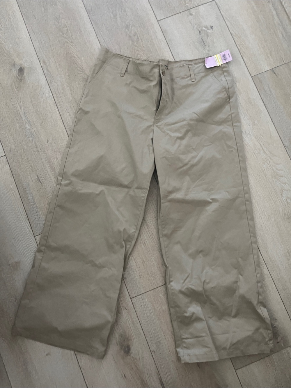 Womens Wild Fable Wide-Leg Khaki Pants